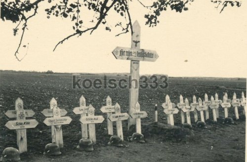 Gräber der Wehrmacht 52 gef. Soldaten Kämpfe Tuchel - Jezewo Polen 1939 # A.jpg
