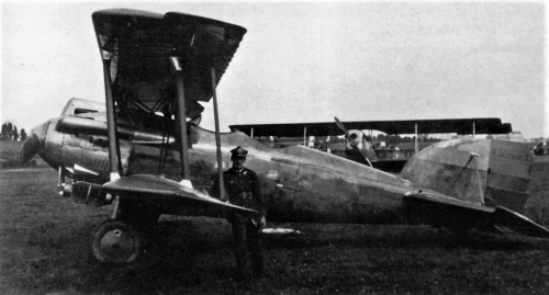 Zalewski WZ X-1 Mokotów, próby sierpień 1926 r. pierwszy prototyp oblatywacz kpt.pil. Zbigniew Babiński.png