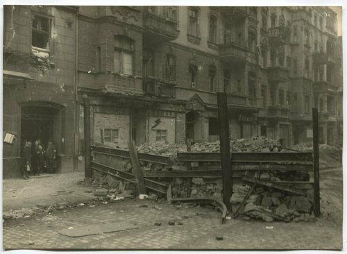 ANTI-TANK FORTIFICATION ON BERLIN STREET, MAY 1945.jpg