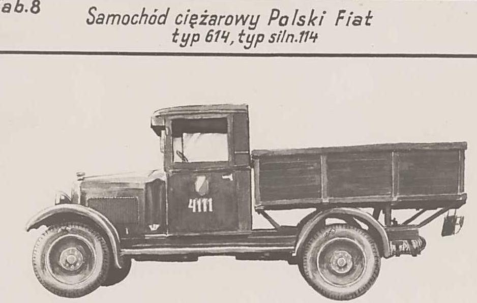 Kawaleria II RP Ciężarówki w pułkach kawalerii. strona
