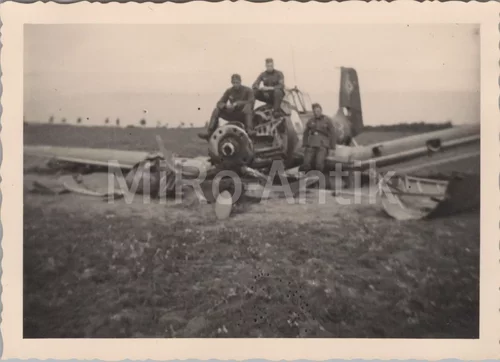 Polen 1939, zerschellte Junkers Ju 87, Flugzeug.webp