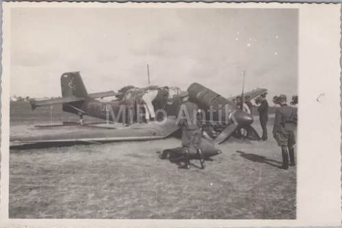 Polen Sept. 1939, Flugzeug Junkers Ju 87 in Rawa Mazowiecka.webp